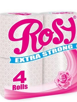 2 Ply Unwrapped Printed Toilet Tissue - 4 Pack